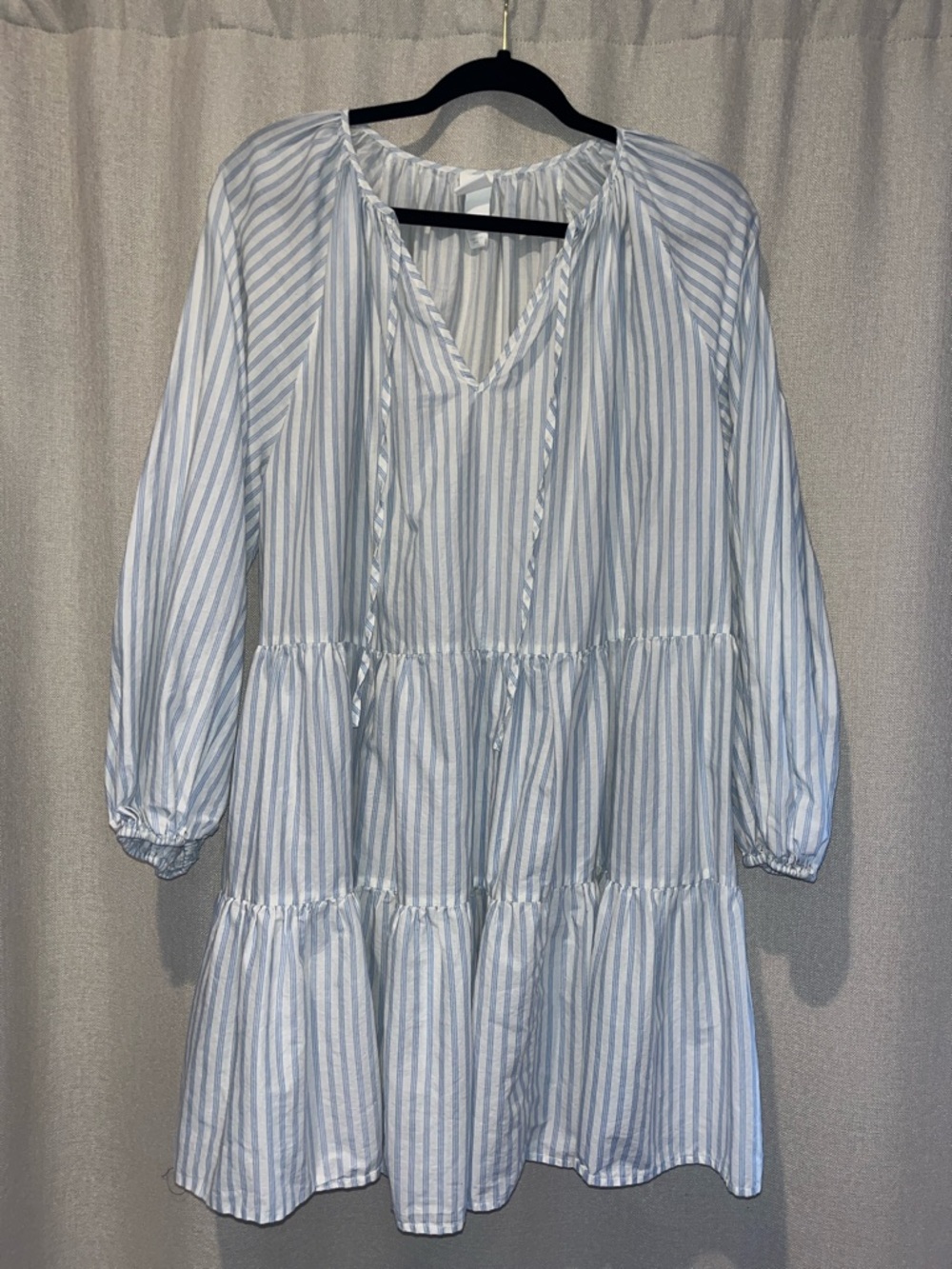 H & M Lightweight Cotton Striped Dress